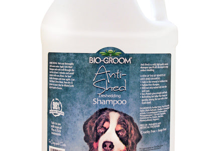 Bio-Groom Anti-Shed Shampoo – Professional Undercoat Removal Formula, 355ml, Reduces Shedding