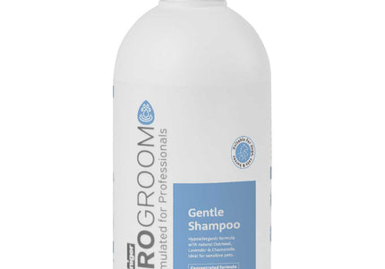 ProGroom Gentle Shampoo – Soothing Moisturizing Concentrate, 1:4 Dilution, 500ml Bottle