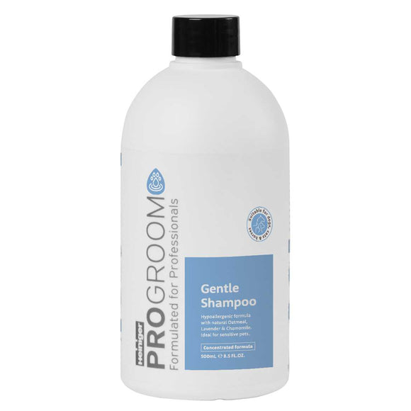 ProGroom Gentle Shampoo – Soothing Moisturizing Concentrate, 1:4 Dilution, 500ml Bottle