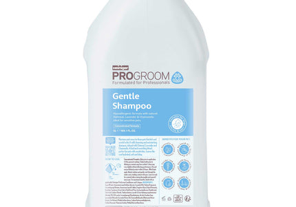 ProGroom Gentle Shampoo – Soothing Moisturizing Concentrate, 1:4 Dilution, 5L Bottle
