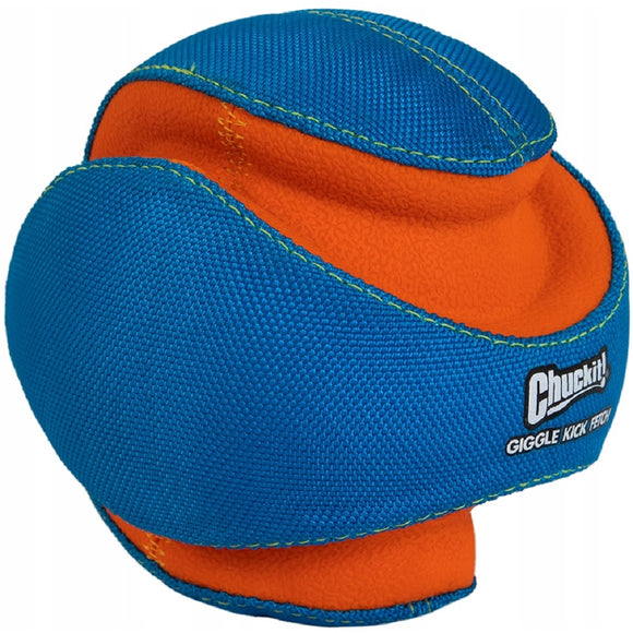 Chuckit! Giggle Kick Fetch Ball – Impenetrable Durable Toy with Entertaining Sound