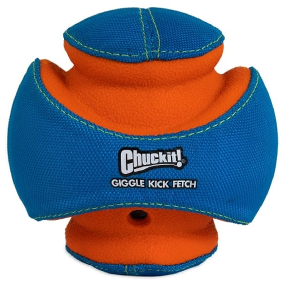 Chuckit! Giggle Kick Fetch Ball – Impenetrable Durable Toy with Entertaining Sound