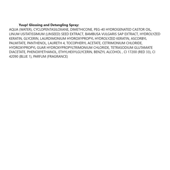 Yuup! Daily Comb Kit – Multi-Piece Set with Fine and Wide Teeth, Effective Detangling Solution