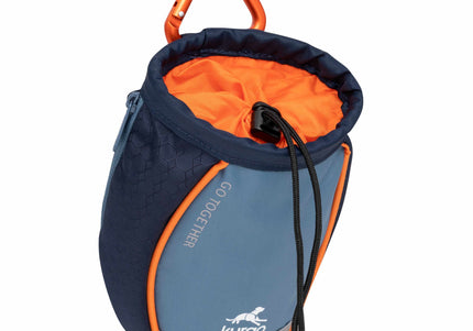 Kurgo Go Stuff It Treat Bag – Red, Durable Clip-On Pouch with Easy-Access Opening