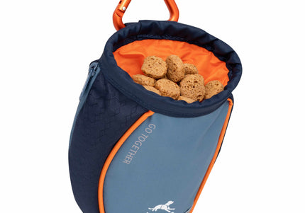 Kurgo Go Stuff It Treat Bag – Red, Durable Clip-On Pouch with Easy-Access Opening