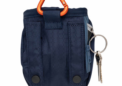 Kurgo Go Stuff It Treat Bag – Red, Durable Clip-On Pouch with Easy-Access Opening