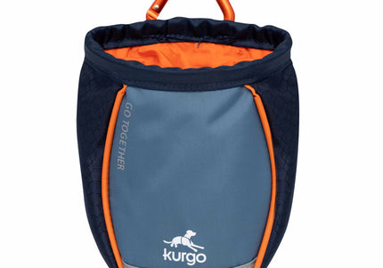 Kurgo Go Stuff It Treat Bag – Red, Durable Clip-On Pouch with Easy-Access Opening