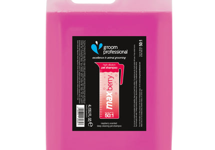 Groom Professional Max Berry Deep Cleansing Pet Shampoo Concentrate - 4 L
