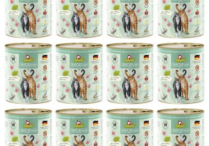 GranataPet DeliCatessen Venison & Tuna – Grain-Free Wet Cat Food, Venison and Tuna, 12x800g