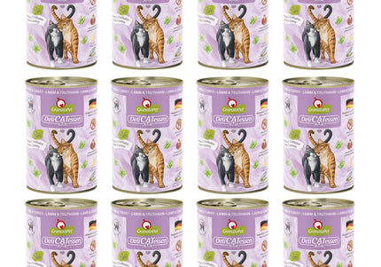 GranataPet DeliCatessen Lamb & Turkey Wet Cat Food – Grain-Free, 12 x 400g Cans