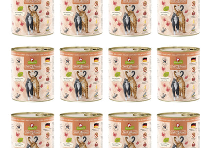 GranataPet DeliCatessen Veal & Coney – Grain-Free Wet Cat Food, Veal and Rabbit, 12 x 800g