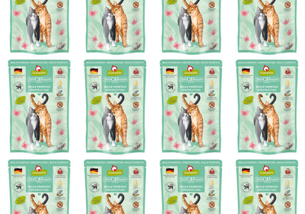 GranataPet DeliCatessen Venison & Tuna – Grain-Free Wet Cat Food, Venison and Tuna, 12x85g Pouches