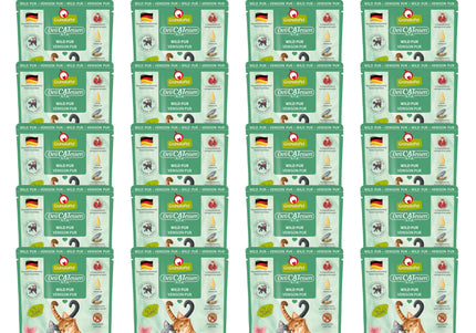 GranataPet DeliCatessen Venison Pur – Grain-Free Wet Food with Venison, 24 Sachets, 85g Each