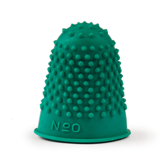 Rubber Trimming Finger Cot Size S – Non-Slip Green Grooming Aid, Single Piece