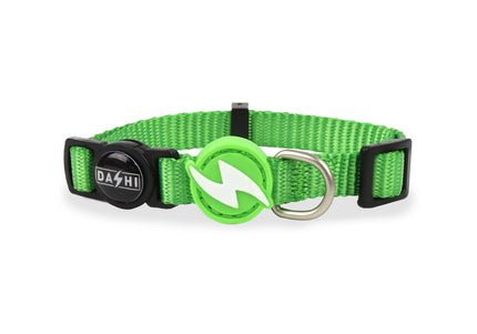 Dashi Solid Cat Collar – Nylon Adjustable Collar with Intense Brown Color, Durable Buckle