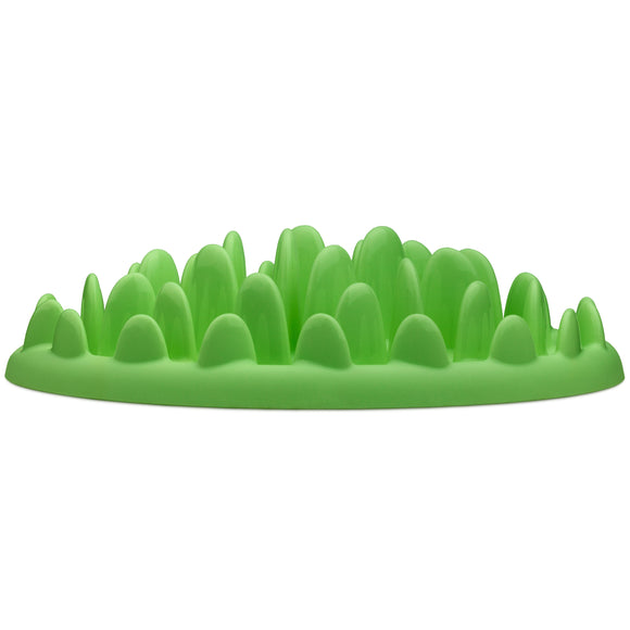 Northmate Green Slow Feeder Bowl – Durable Dark Green Anti-Gulping Design, Promotes Healthy Eating