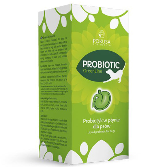 Pokusa Green Line Probiotic 200ml – Liquid Formula, Supports Healthy Bacterial Balance, Fast-Acting