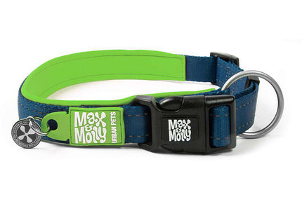 Max&Molly GOTCHA! Smart ID Matrix Lime Green Collar – QR Locator, Large, Durable Design