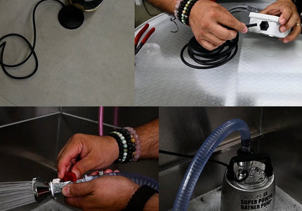 Groom-X Super Power Bather Pump – High-Pressure Bathing Kit with Durable Motor and Hose