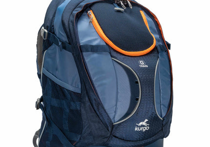 Kurgo G-Train K9 Pack Navy – Versatile Pet Backpack, Durable Water-Resistant Design, Navy Blue