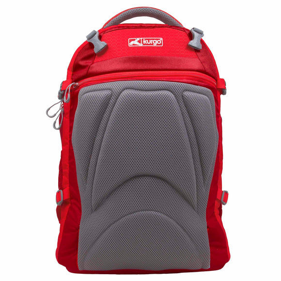 Kurgo G-Train K9 Pack Red – Ergonomic Pet Carrier Backpack, Durable Water-Resistant Design