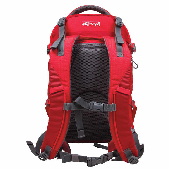 Kurgo G-Train K9 Pack Red – Ergonomic Pet Carrier Backpack, Durable Water-Resistant Design