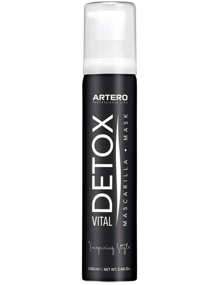 Artero Detox Vital Mask 100ml – Cleansing Activated Carbon Formula, Deep Purifying Treatment
