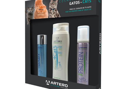 Artero Cat Cosmetic Pack – Complete Grooming Set with Gentle Formulas and Nourishing Care