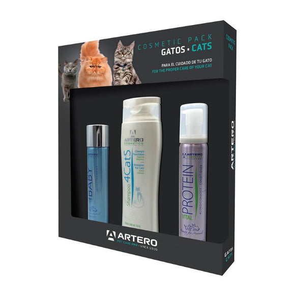 Artero Cat Cosmetic Pack – Complete Grooming Set with Gentle Formulas and Nourishing Care