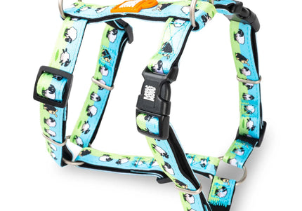 Max&Molly H-Harness Black Sheep – Colorful Adjustable Harness, Large Size, Comfortable Design
