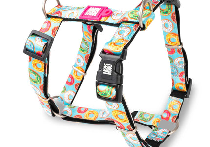 Max&Molly H-Harness Donuts – Colorful Adjustable Dog and Puppy Harness, Extra Small Size