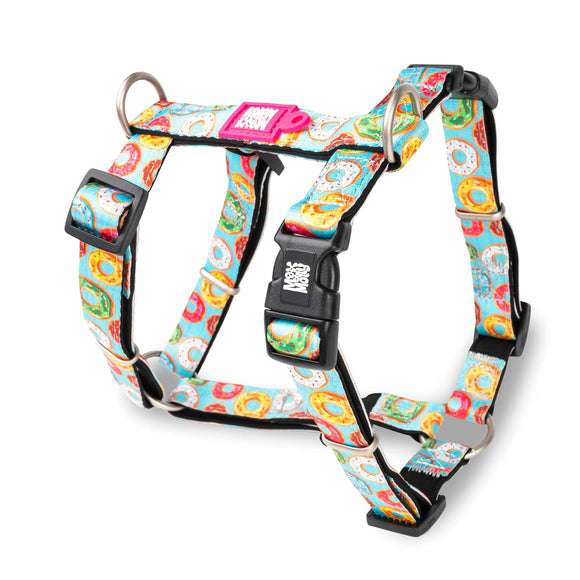 Max&Molly H-Harness Donuts – Colorful Adjustable Dog and Puppy Harness, Extra Small Size