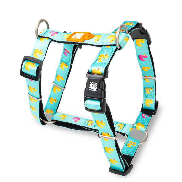 Max&Molly H-Harness Ducklings – Colorful Adjustable Harness, Large Size, Comfortable Fit