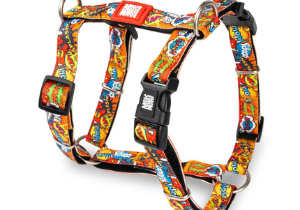 Max&Molly Heroes H-Harness – Colorful Adjustable Dog and Puppy Harness, Size Large