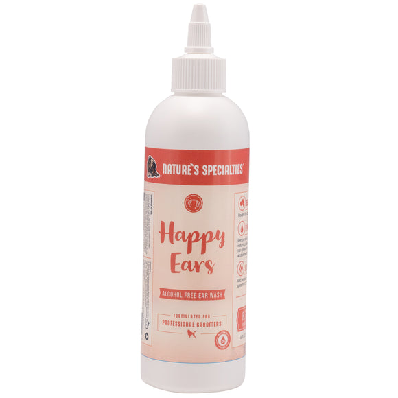 Nature's Specialties Happy Ears Alcohol-Free Ear Cleaner 237ml – Gentle, Fast-Acting Formula