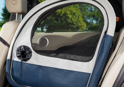 PetSafe Happy Ride Collapsible Travel Carrier – Large Car Seat, Lightweight Design, Up to 27kg