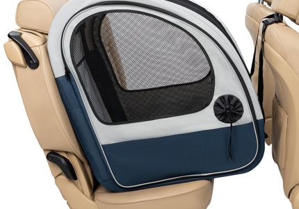 PetSafe Happy Ride Collapsible Travel Carrier – Large Car Seat, Lightweight Design, Up to 27kg