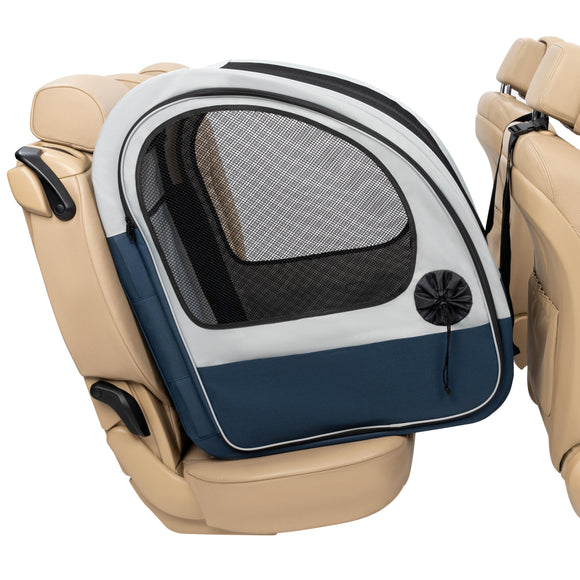 PetSafe Happy Ride Collapsible Travel Carrier – Large Car Seat, Lightweight Design, Up to 27kg