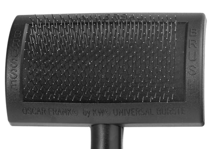 KW Oscar Frank Standard Hard Slicker Brush – Medium Size, Firm Pins for Fine Coats