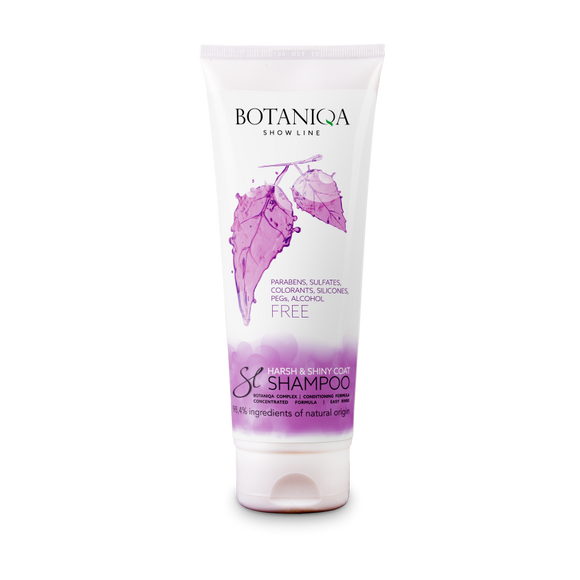 Botaniqa Show Line Harsh & Shiny Coat Shampoo – 250ml, Enhances Texture and Shine