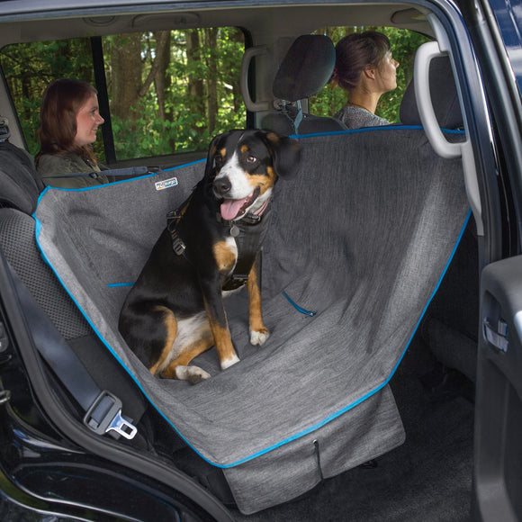 Kurgo Wander Half Hammock Car Seat Cover – Durable Water-Resistant Back Seat Protector