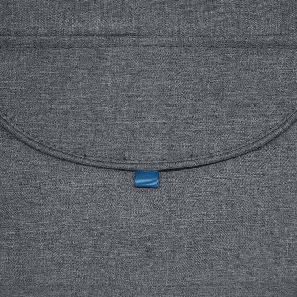 Kurgo Heather Bench Seat Cover – Waterproof Gray Car Protector, Durable and Easy to Clean