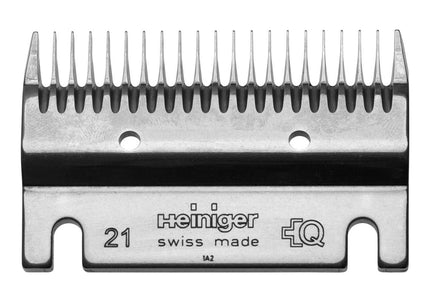 Heiniger Bottom Blade No. 21 – Precision Steel Replacement, 2-4mm Cutting Length, Durable Design