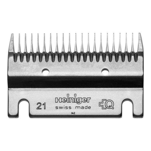 Heiniger Bottom Blade No. 21 – Precision Steel Replacement, 2-4mm Cutting Length, Durable Design