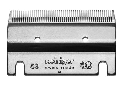 Heiniger Bottom Blade No. 53 – Surgical Steel Horse Clipper Blade, 0.1 mm Precision Cut
