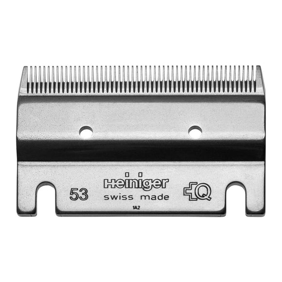 Heiniger Bottom Blade No. 53 – Surgical Steel Horse Clipper Blade, 0.1 mm Precision Cut