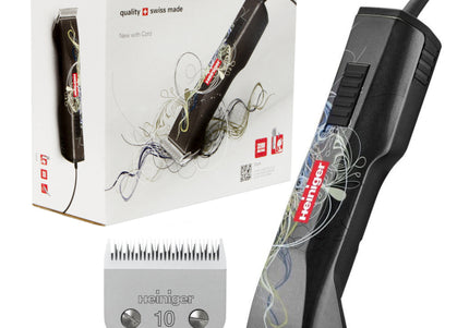Heiniger Saphir Cord Professional Corded Animal Clipper – Includes No. 10 (1.5mm) Blade, Reliable Performance