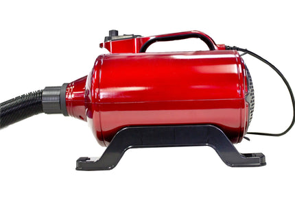 Shernbao Typhoon Red Stand Dryer 3000W – Dual Motor High-Power Grooming Dryer, 150 L/s Airflow