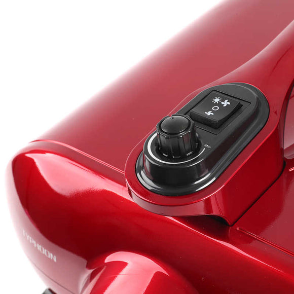 Shernbao Typhoon Red Dryer 3000W – Dual-Motor Tabletop Dryer, High Airflow 150 L/s, Powerful Performance