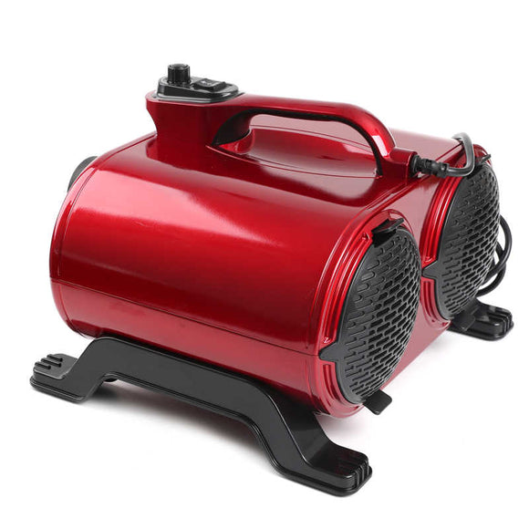 Shernbao Typhoon Red Dryer 3000W – Dual-Motor Tabletop Dryer, High Airflow 150 L/s, Powerful Performance